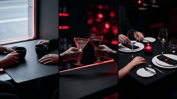 Coffee vs. Drinks vs. Dinner: The Best First Date Format for Your Goals